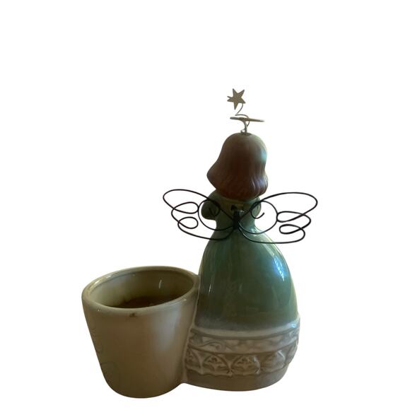 New Ceramic Angel  Candle Holder - Picture 9 of 10